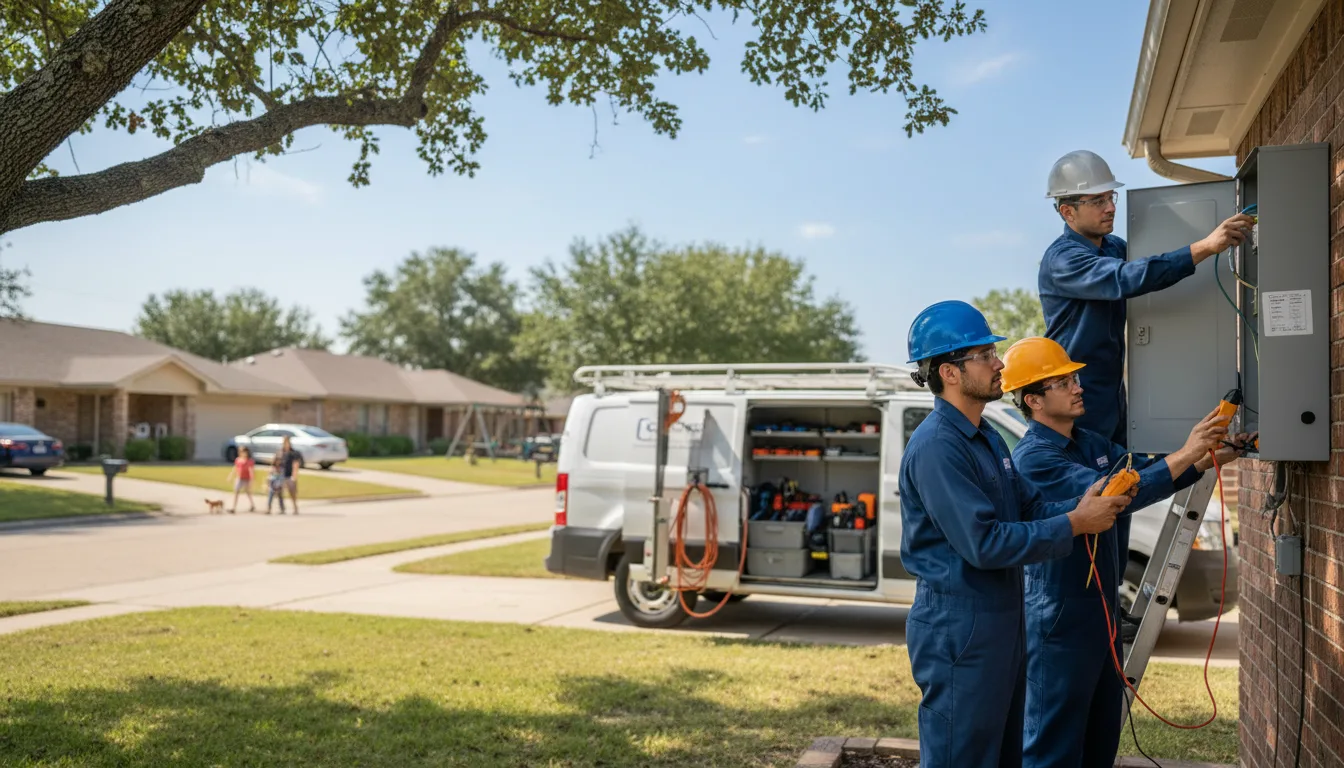 Certified electrician providing emergency electrical services in Ebervale, PA